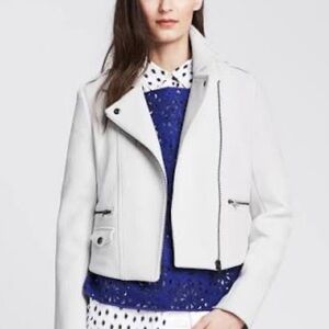 Banana republic fabric moto jacket